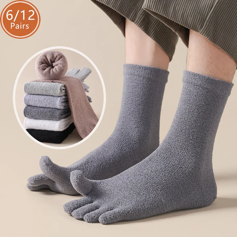 6/12 paar dikke thermische spl - Toe Sock Split recensie en prijs